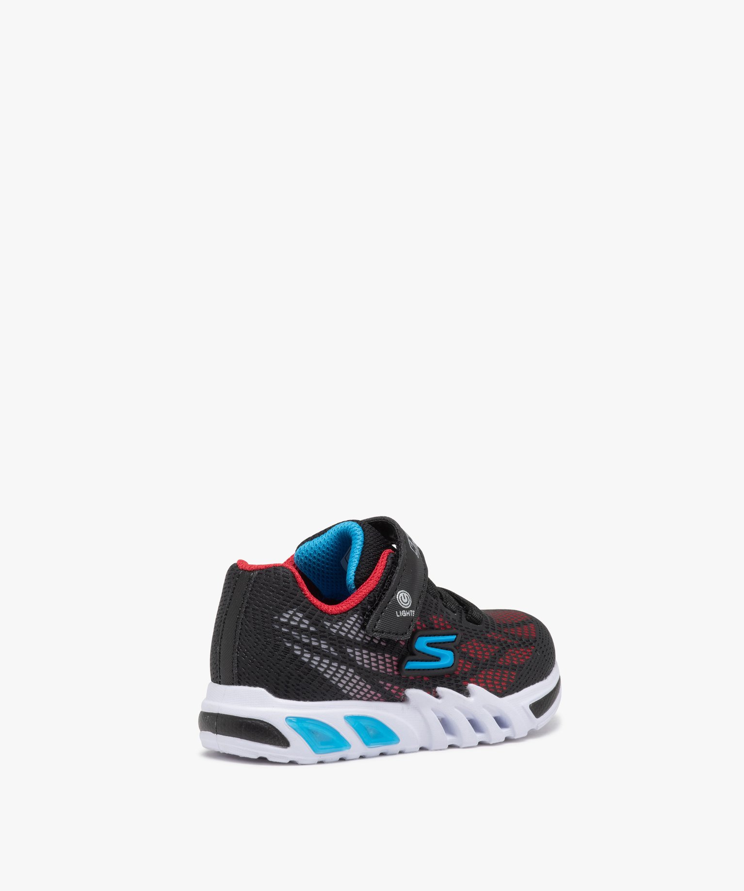 Baskets Garçon multicolores à semelle lumineuse - Skechers noir | GEMO