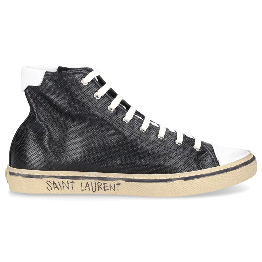 Saint Laurent - Sneaker high MALIBU Kalbsleder - schwarz