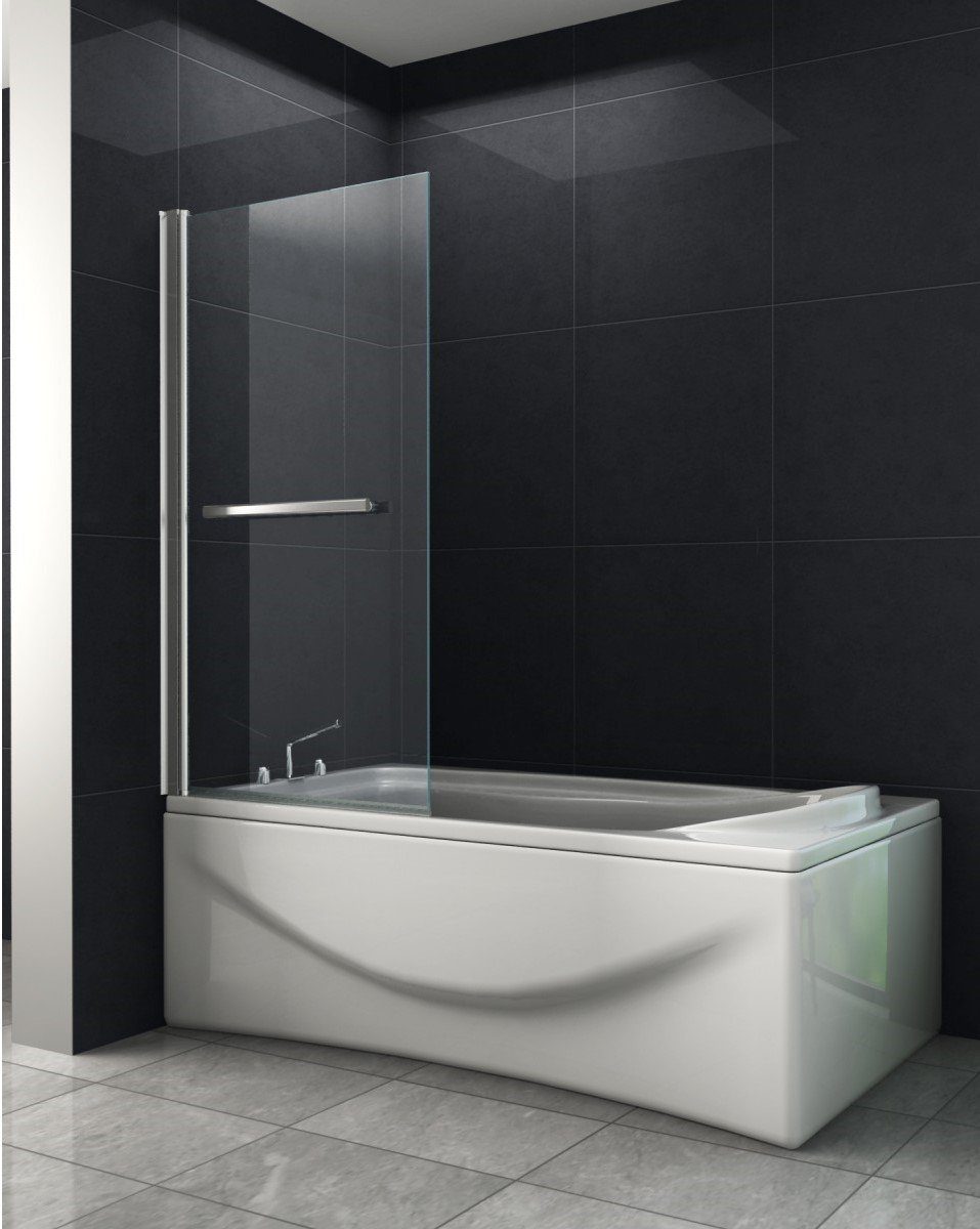 Home Systeme Badewannenaufsatz Duschwand Duschtrennwand Duschkabine Duschabtrennung Dusche Pendeltür