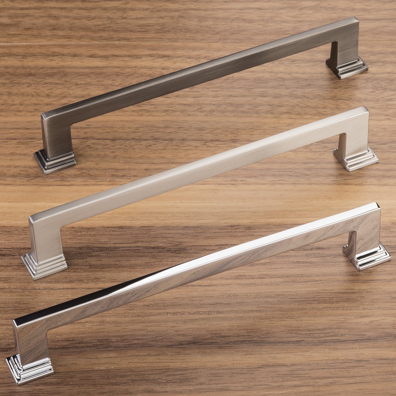 SO-TECH® Möbelgriff Bügelgriff JACOB BA 160 mm - incl. Schrauben, Griff Schrankgriff Schubladengriff - incl. Schrauben