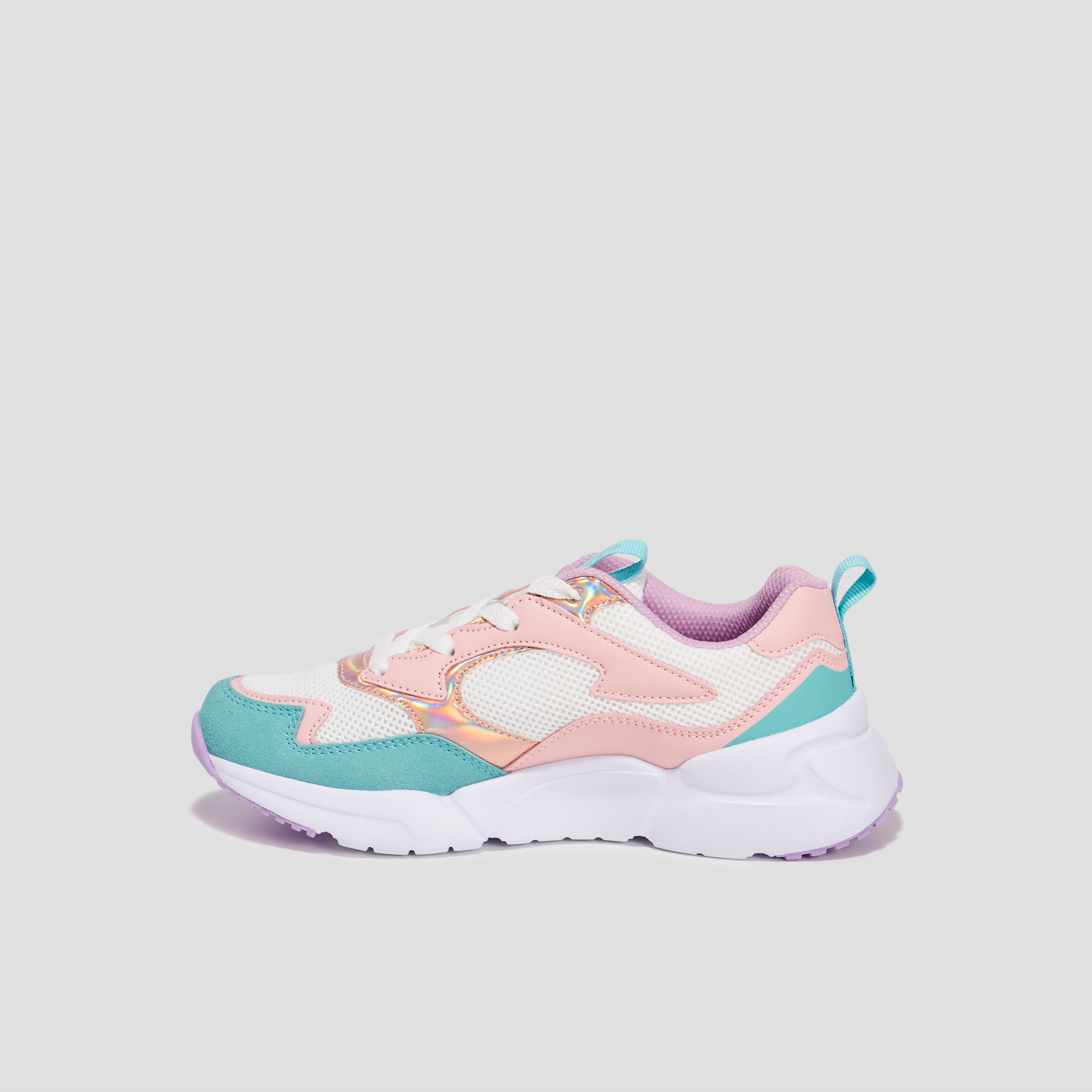 Baskets running à lacets Creeks multicolore fille | La Halle