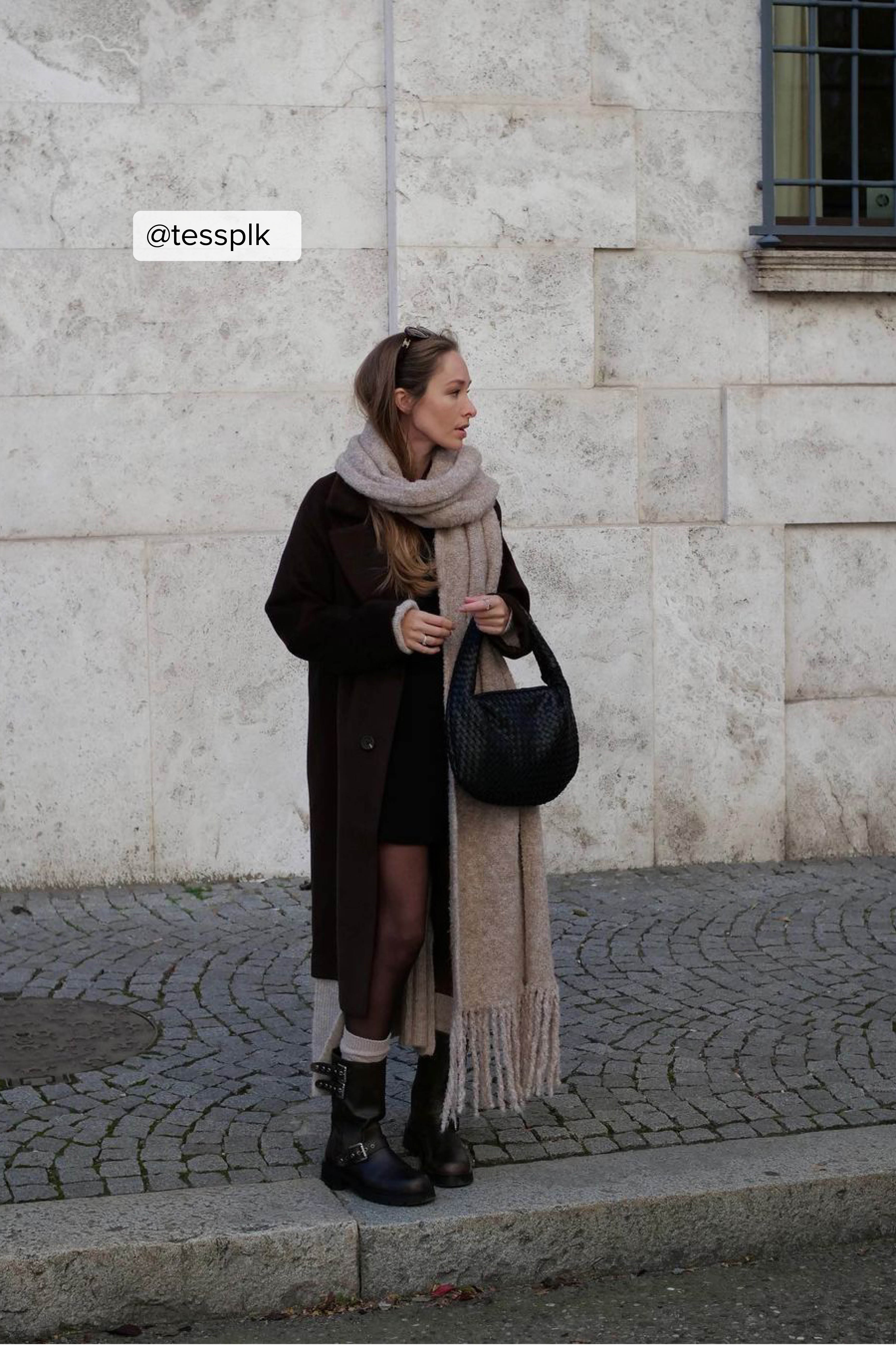 Oversize Mantel aus Wollmischung