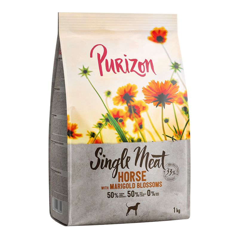 Purizon Single Meat Adult Pferd mit Süßkartoffel & Ringelblumenblüten