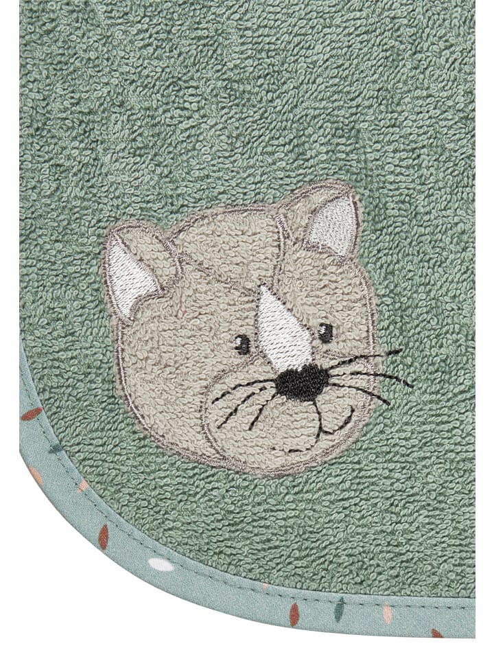 Sterntaler Lätzchen Druckknopf KATZE Lilly in sattes grün günstig kaufen onesize