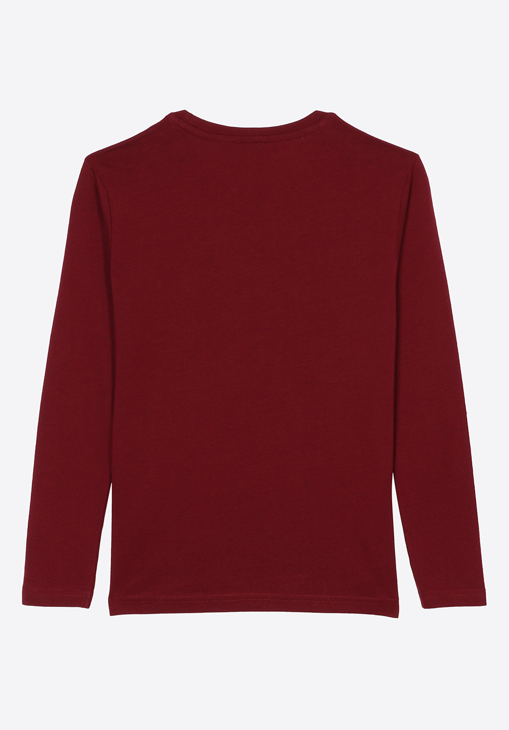 EVENY  T-shirt bordeaux garçon 100% coton