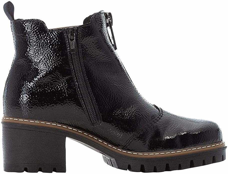 RIEKER Chelsea Boot schwarz LAGRO black/karo