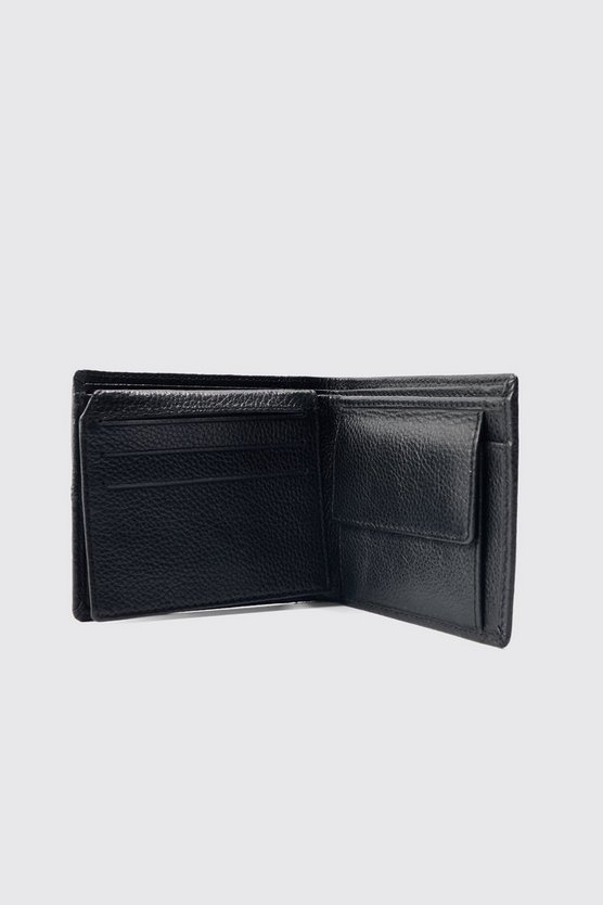Schwarz Ledertasche mit Naht-Detail