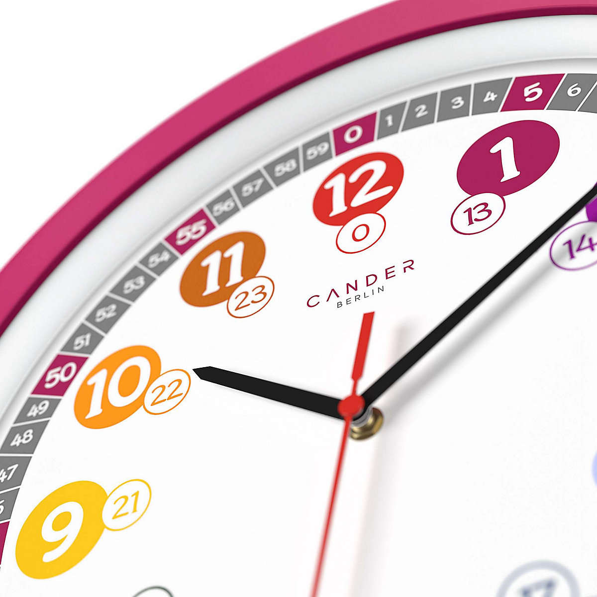 Lautlose Wanduhr