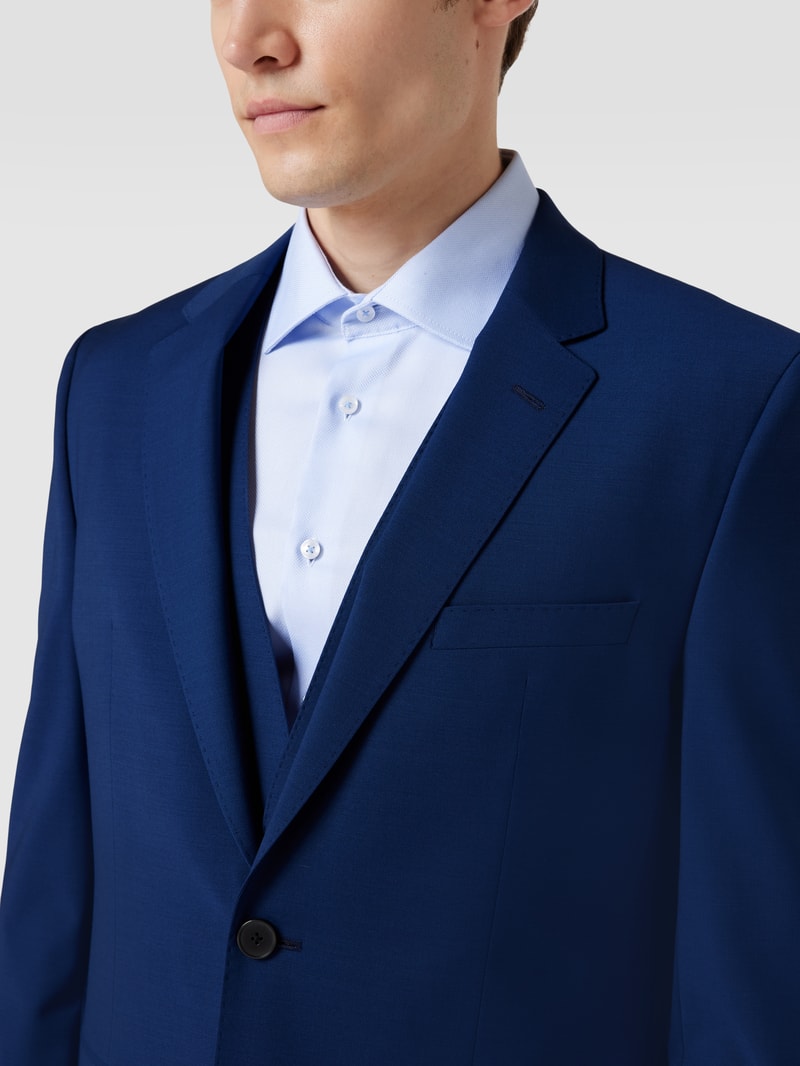 Sakko mit Reverskragen in royalblau