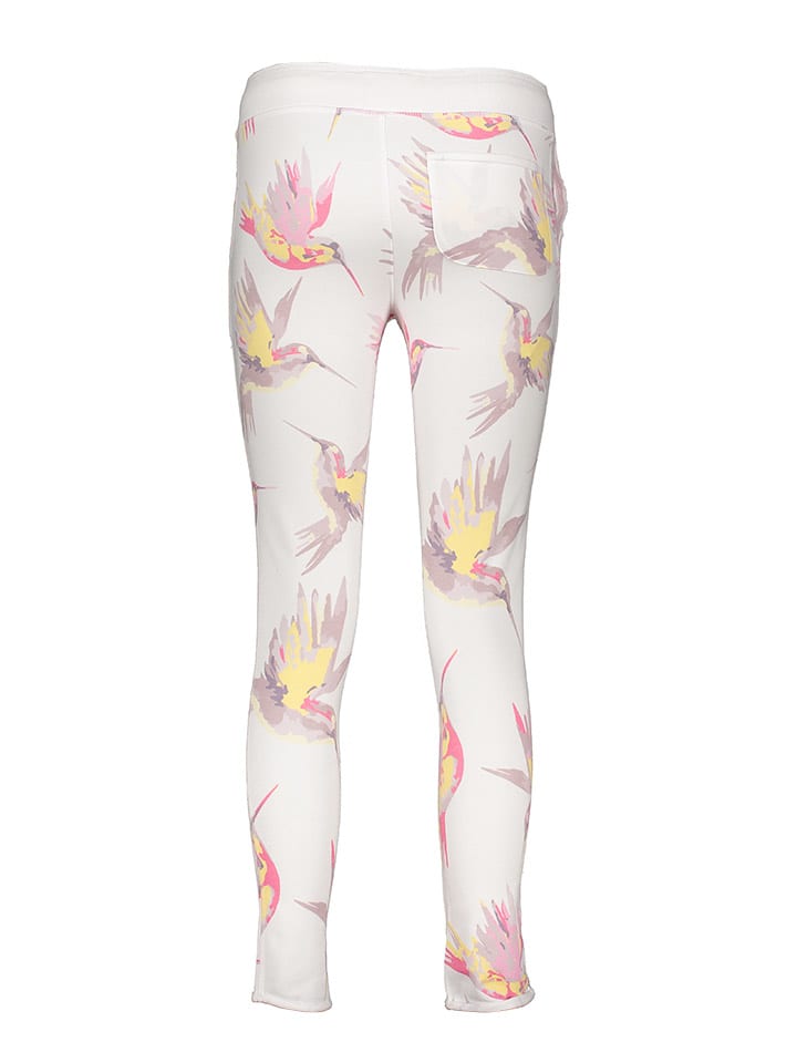 Juvia Sweathose in Weiß/ Rosa günstig kaufen