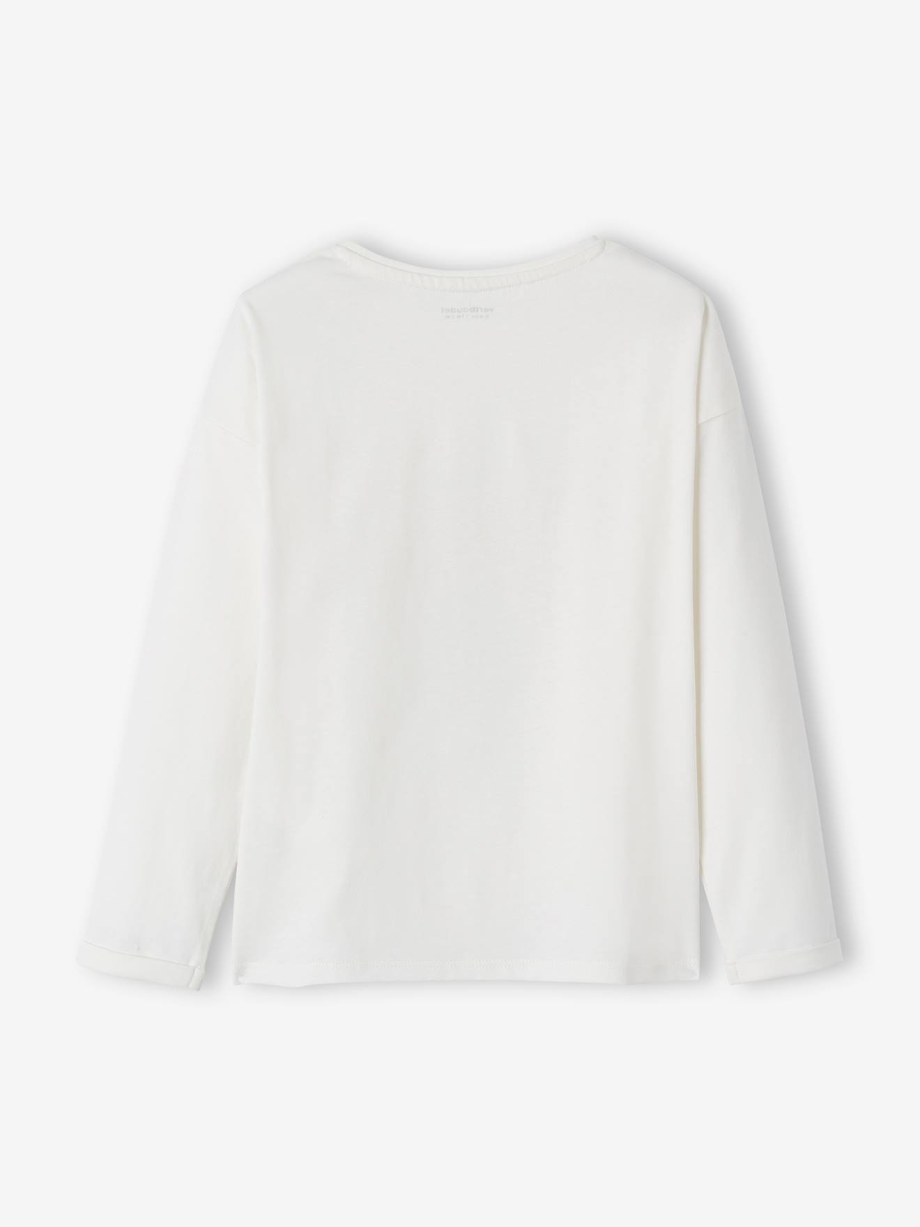 Vertbaudet Mädchen Shirt mit Motiv - weiß
