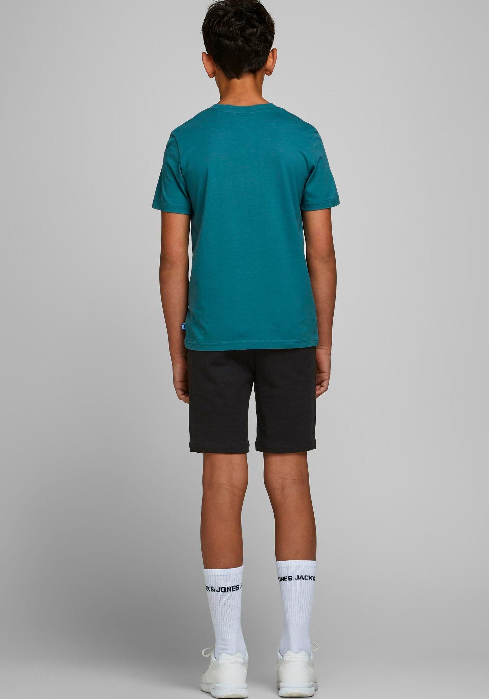 Jack & Jones Junior Sweatbermudas mit kleinem Druck