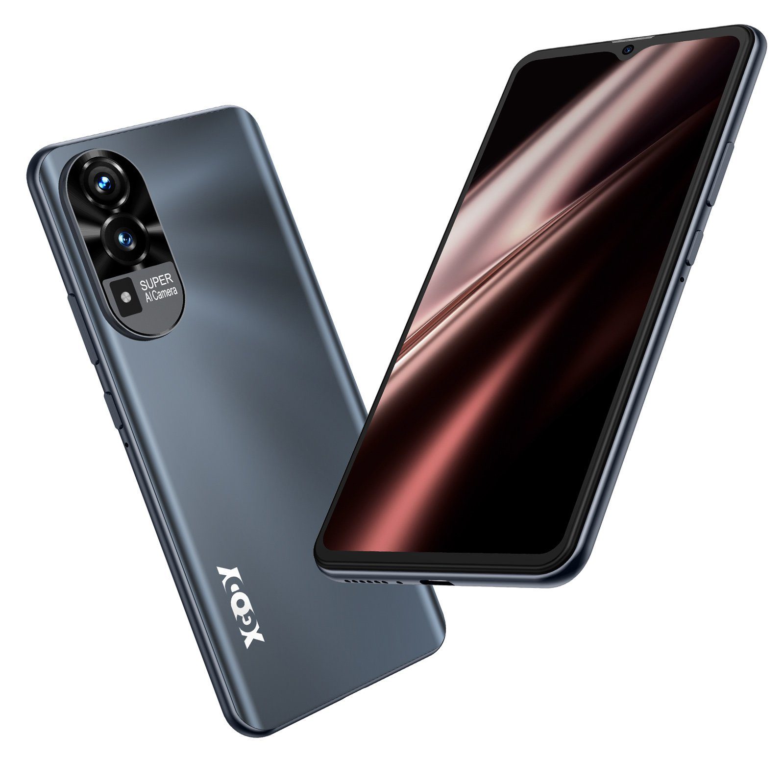 XGODY A53 2G RAM,32G ROM,Android 10.0 Smartphone (16,50 cm/6.52 Zoll, 32 GB Speicherplatz, 13 MP Kamera, Gesichtserkennung, Dual-SIM, Erweiterung Speicher Max. 256GB)