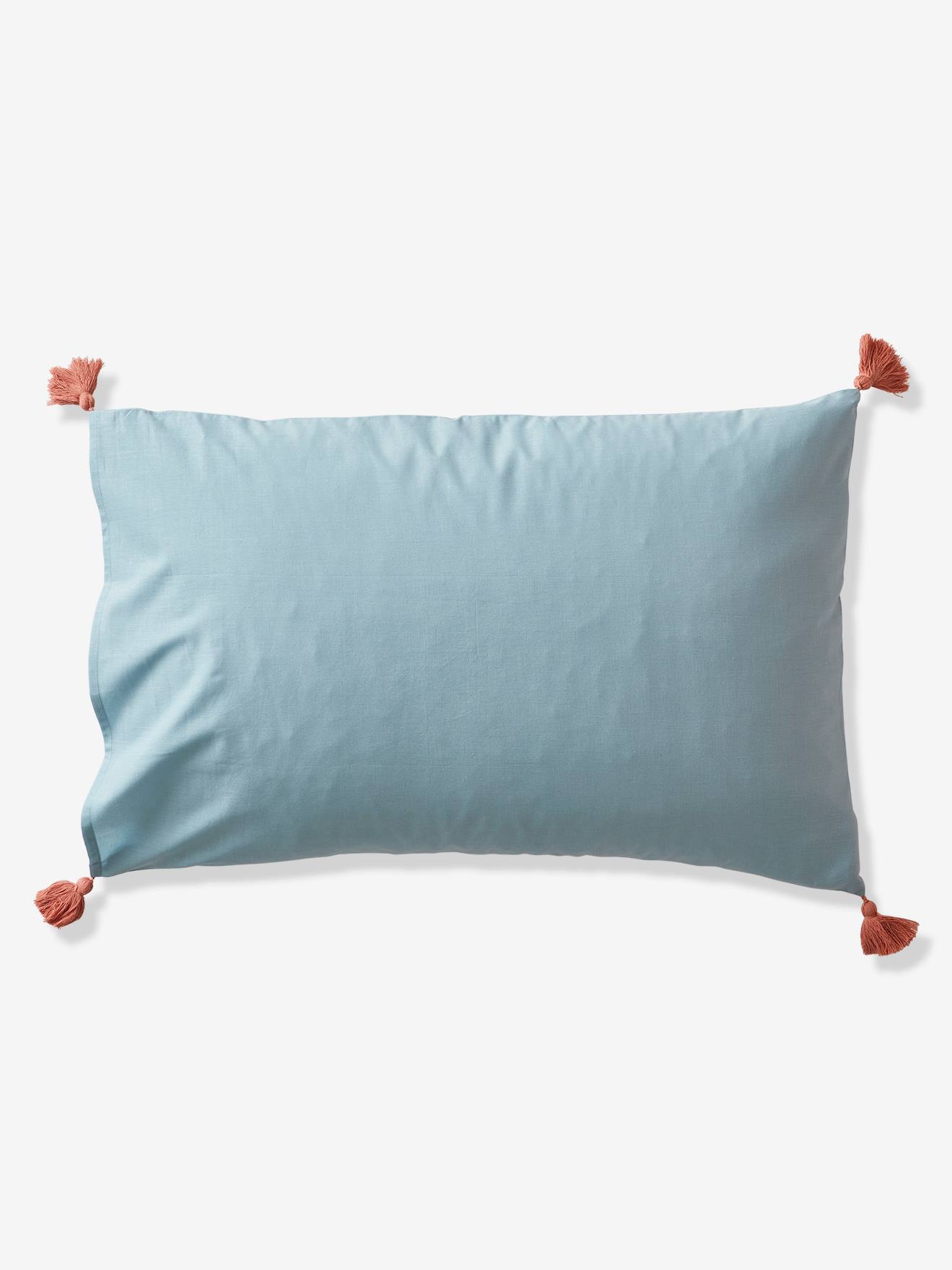 Parure housse de couette + taie d'oreiller enfant GIPSY ROULOTTE bleu