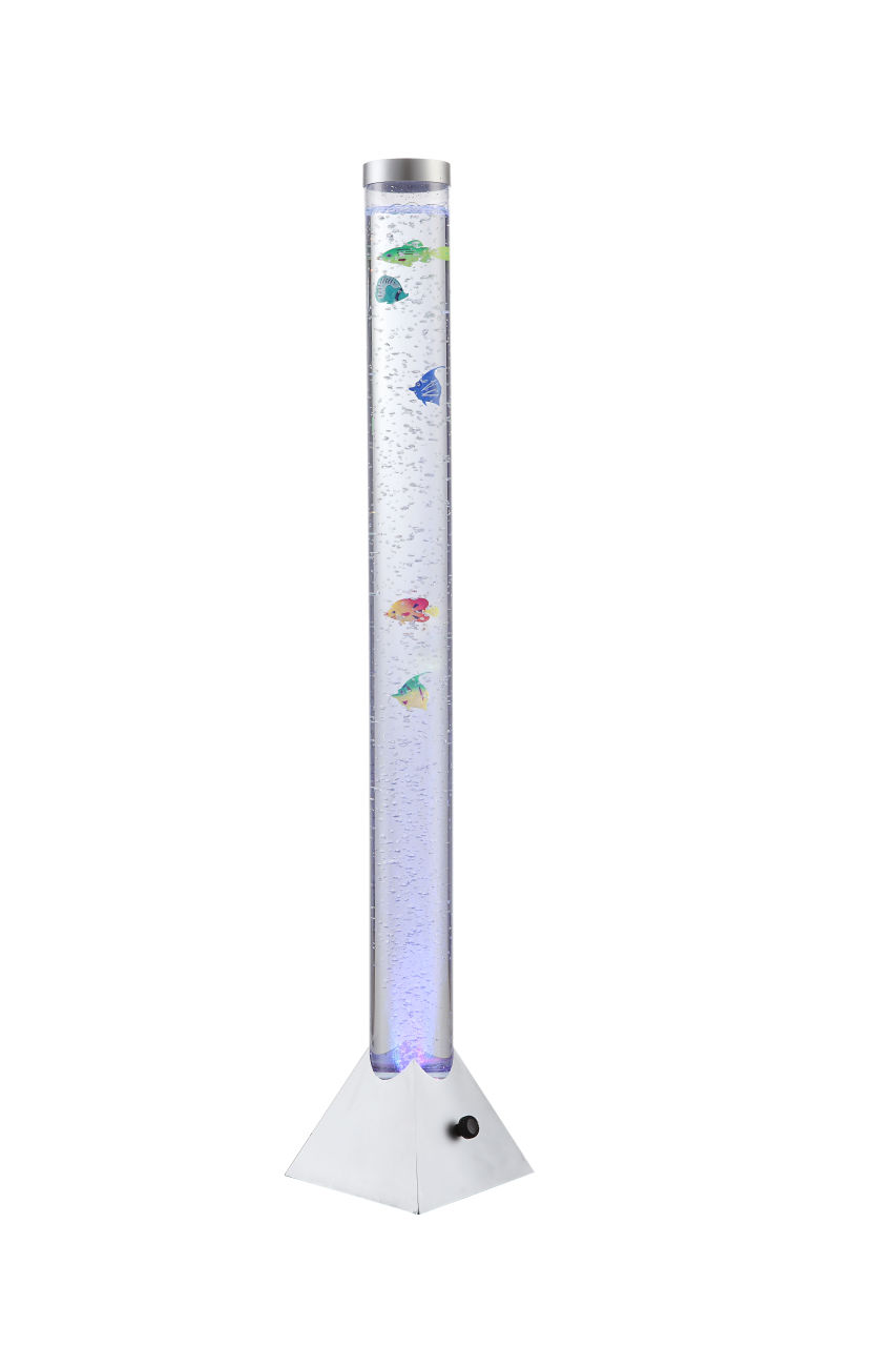 Globo Lighting - MENDOZA - Stehleuchte Kunststoff silber metallic, 12x RGB LED