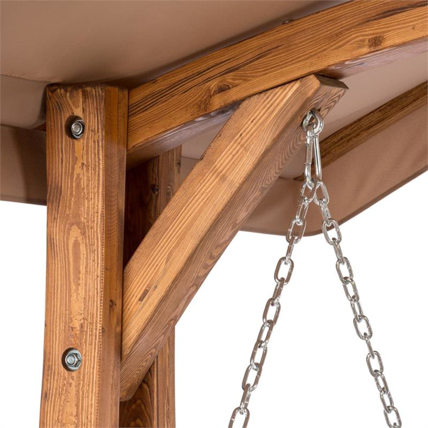 blumfeldt Hollywoodschaukel Bermuda, Set, BxTxH: 200x130x215 cm