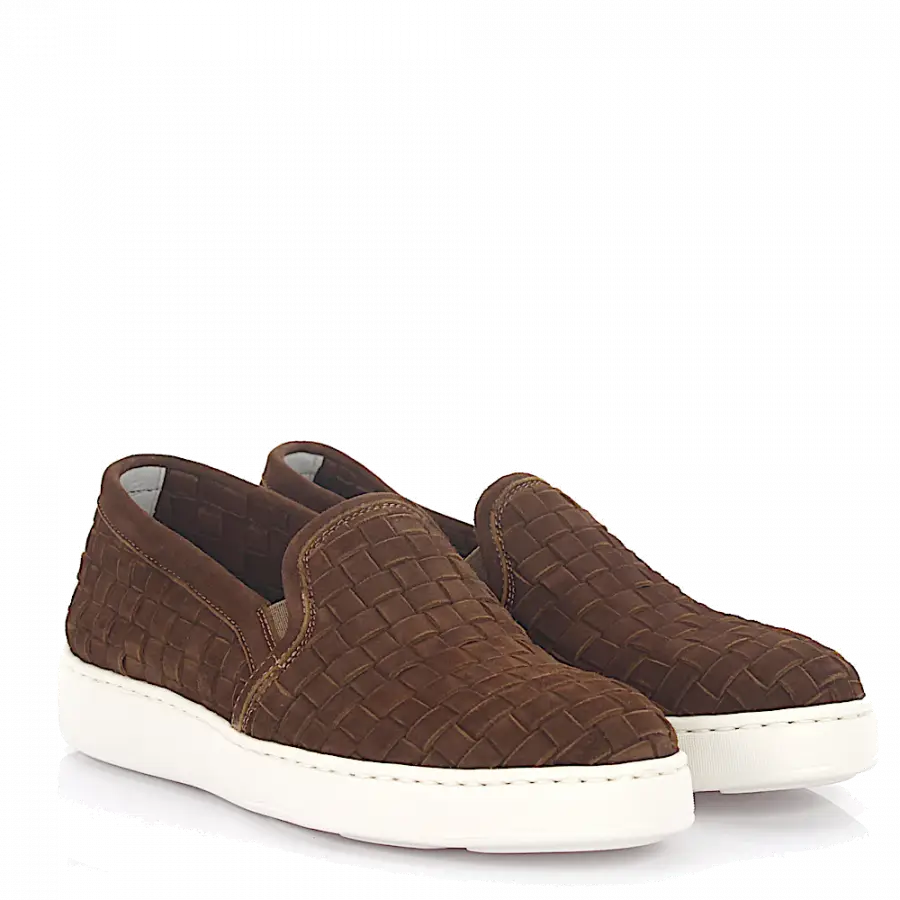Santoni - Slip Ons braun - braun