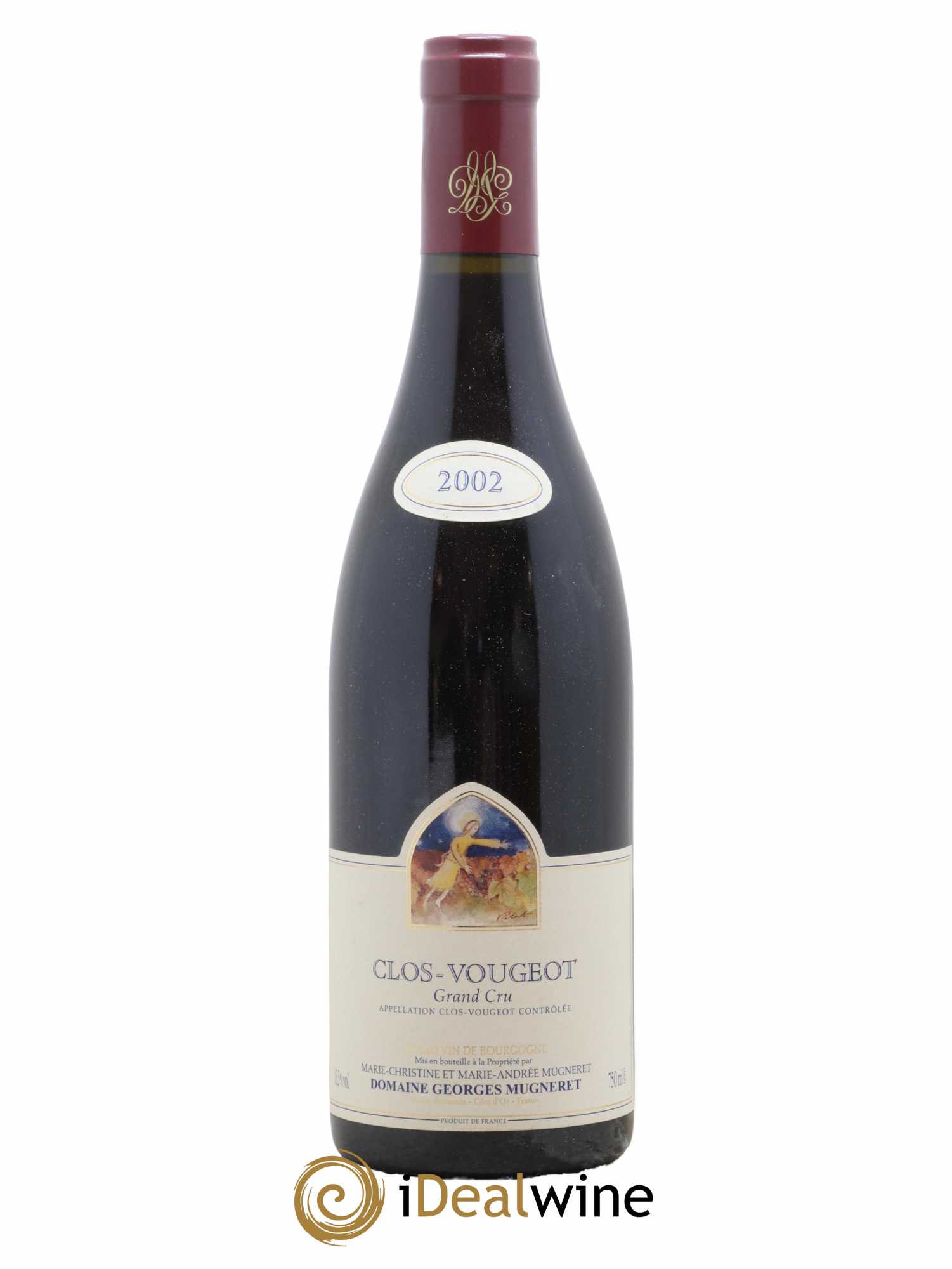 Clos de Vougeot Grand Cru Georges Mugneret-Gibourg (Domaine)  2002 - Lot de 1 Bouteille