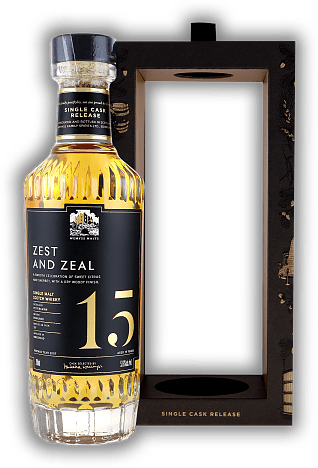 Fettercairn Wemyss Malts Zest & Zeal 15 Years 2007 53,6 % Fettercairn Wemyss Malts Zest & Zeal 15 Years 2007 53,6 % Ein sanftes Fest von süßen Zitrusfrüchten und Sorbet mit einem trockenen, holzigen Abgang. Alter 15 J. - 0,7	 Liter - Vol 53,6%