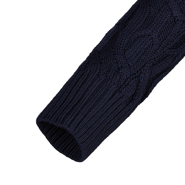 W MERINO CABLE KNIT CREWE SWEATER Damen - Wollpullover