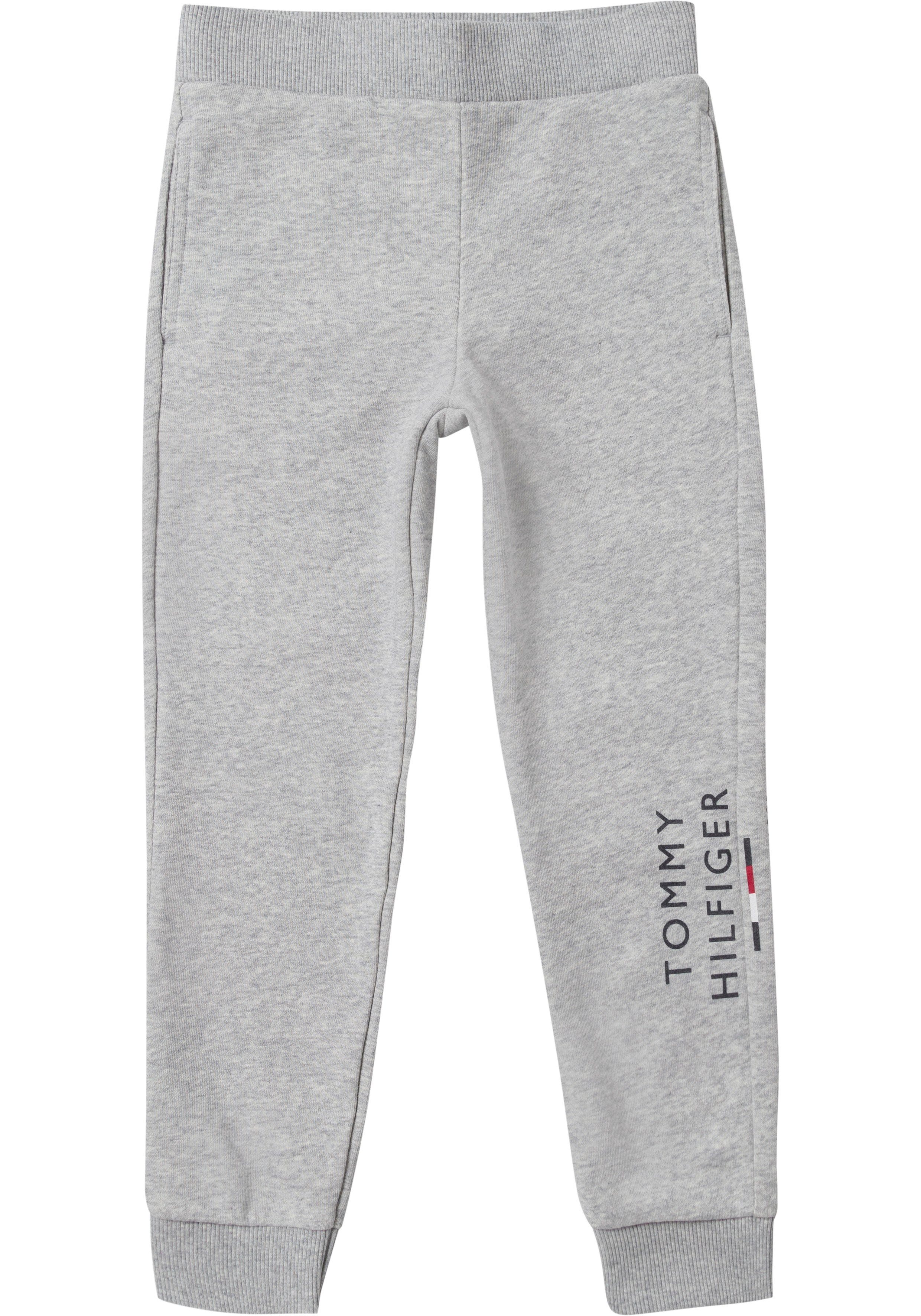 Tommy Hilfiger Jogginghose TH LOGO SWEATPANTS (1-tlg) mit innenliegendem Kordelzug am Bund
