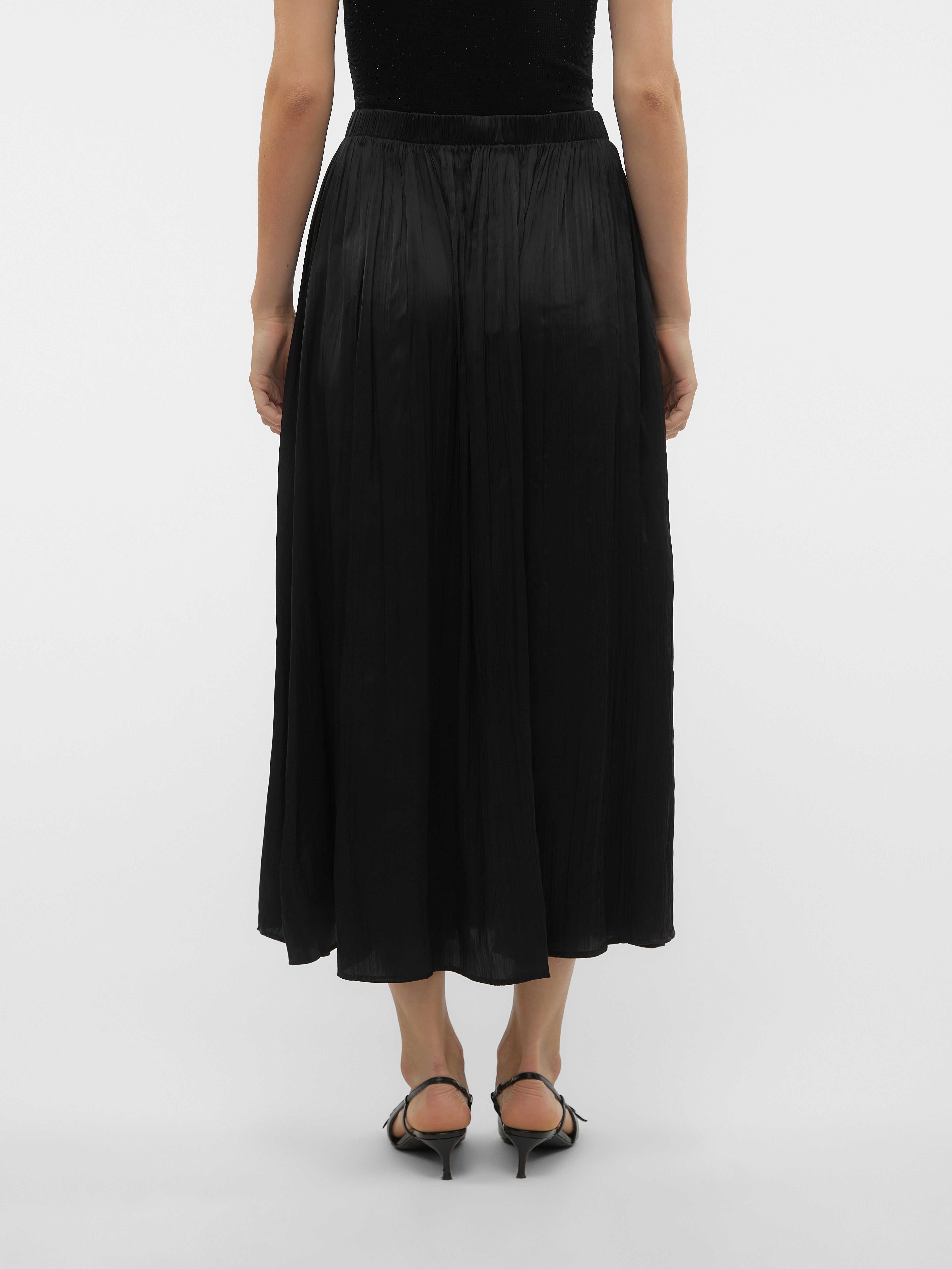 VMBETTI Hohe Taille Langer Rock