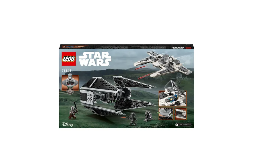 LEGO Star Wars 75348 Mandalorianischer Fang Fighter vs. TIE Interceptor