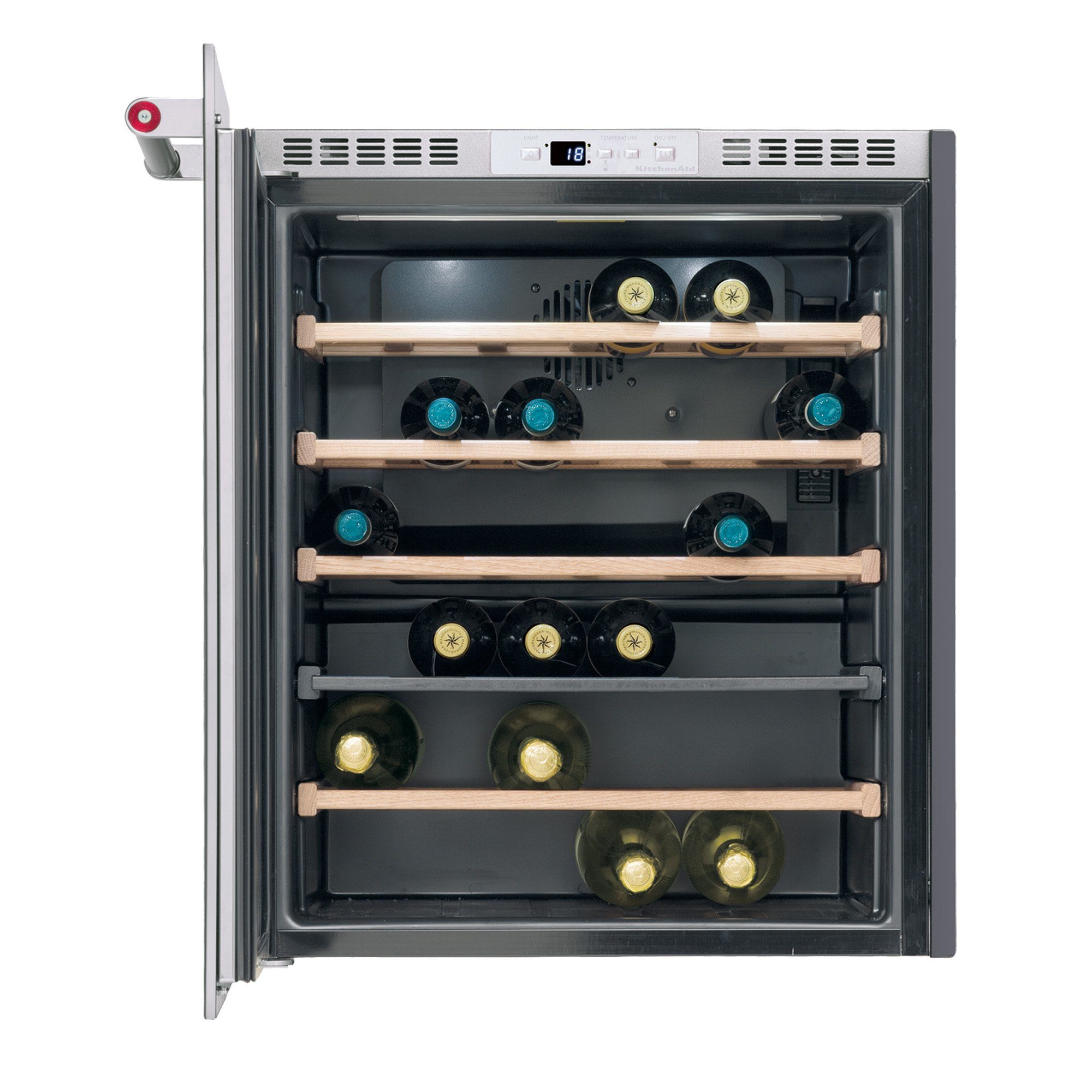 KitchenAid Weinkühlschrank KCBWX 70600L, für 36 Standardflaschen á 0,75l,Weinlagerschrank, KLIMAKLASSE N