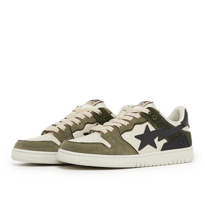A Bathing Ape Bape SK8 Sta #4 M1 olivedrab