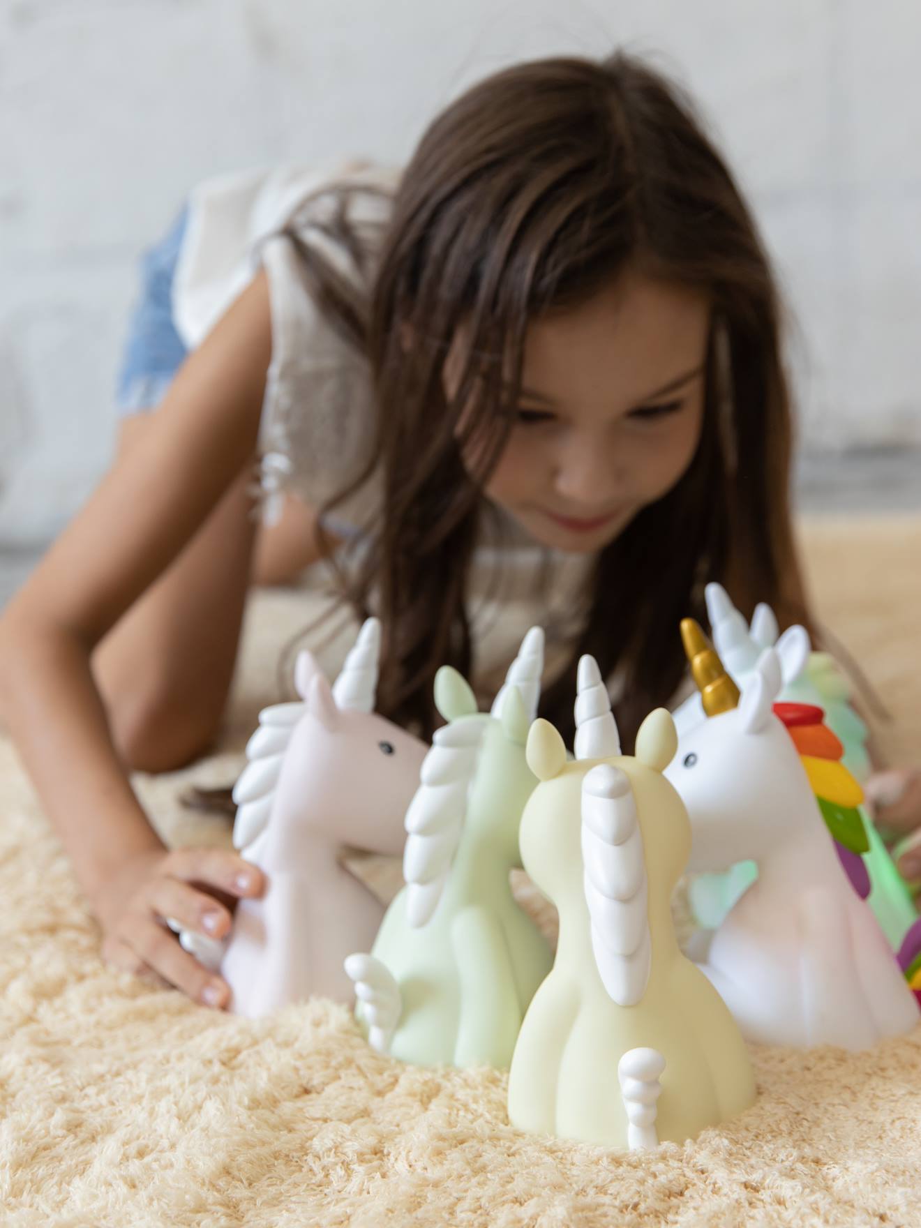 Kinderzimmer Einhorn-Nachtlicht DHINK - mehrfarbig
