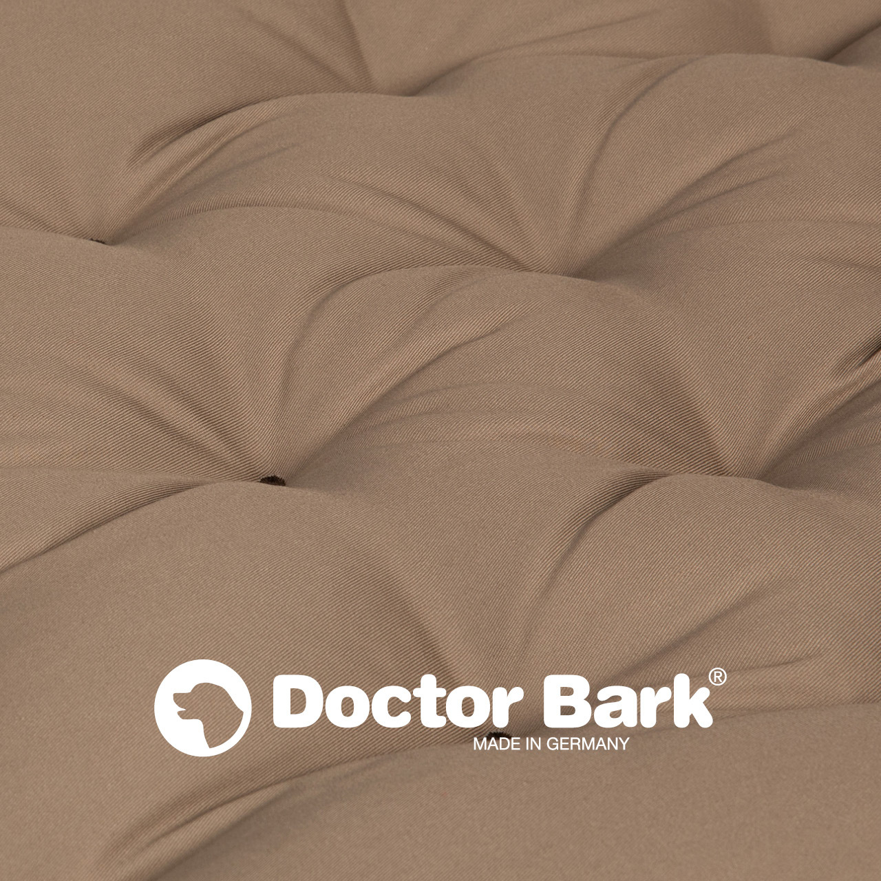 Doctor Bark Hundekissen Doctor Bark Lounge-Kissen sandbraun XXL