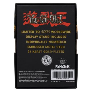 Yu-Gi-Oh! Replik Karte Time Wizard (vergoldet)