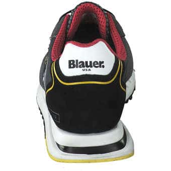 Blauer USA Schnürsneaker in schwarz