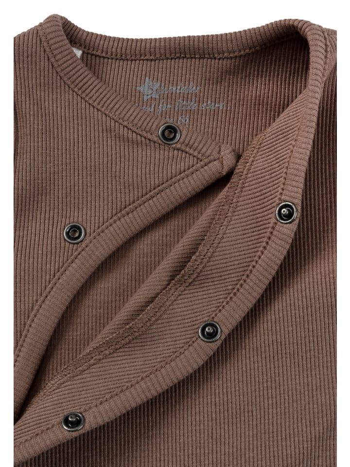 Sterntaler Strampler Rippjersey in braun günstig kaufen