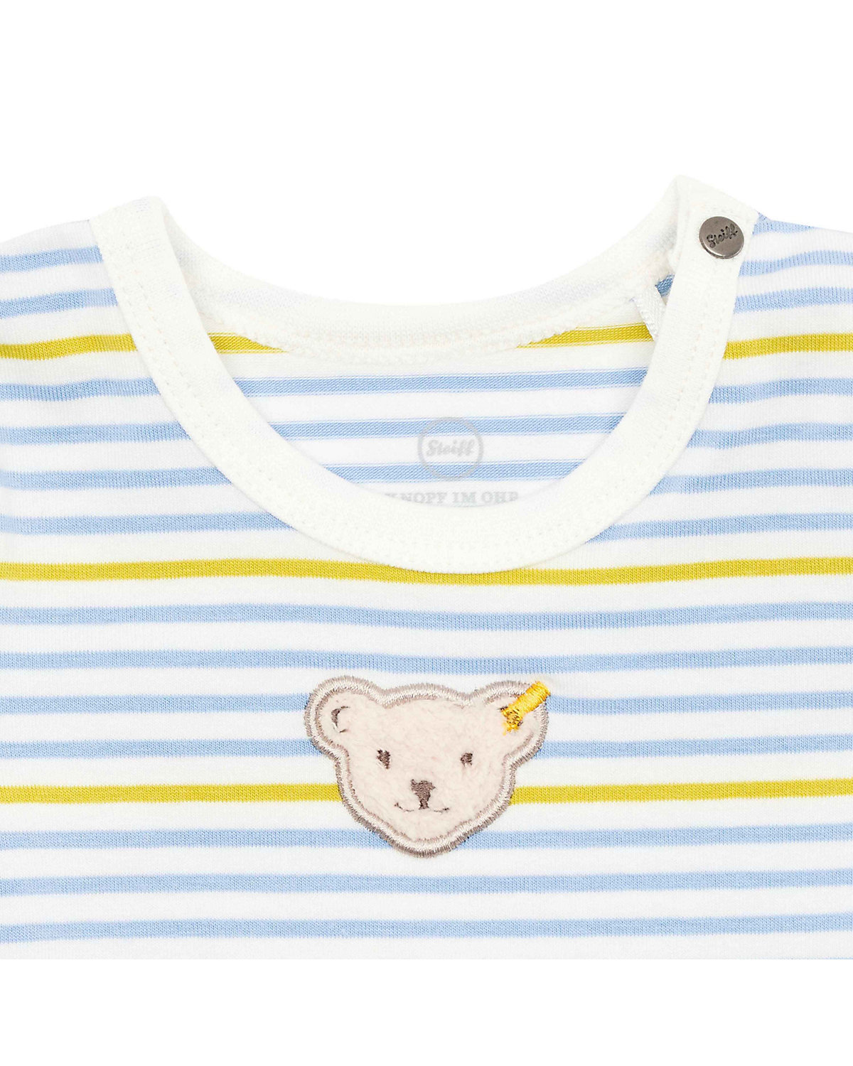 Body langarm Baby Wellness mit Schlupfkragen mit Schulterverschluss Bodys