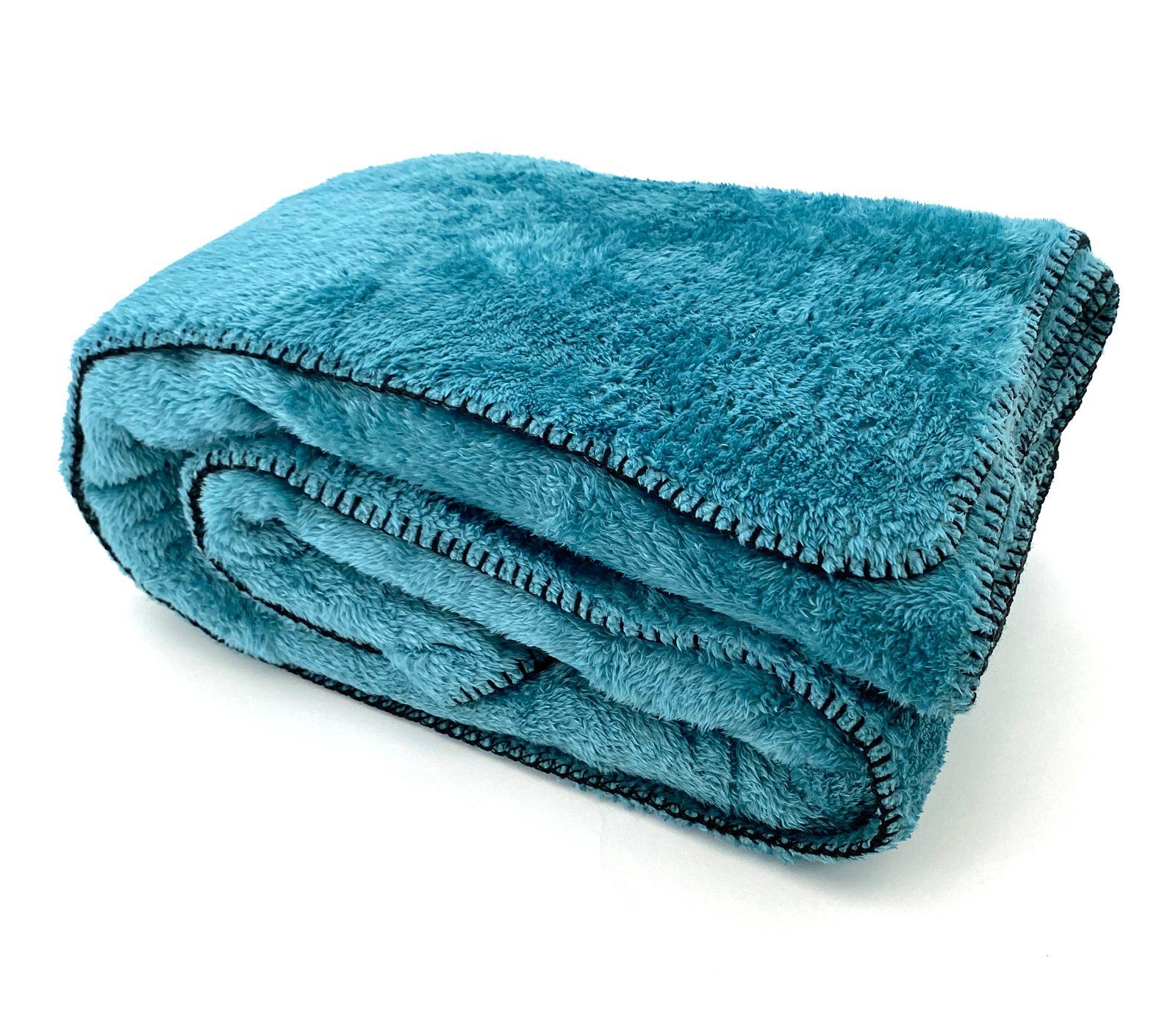 Wohndecke Flauschig weiche Kuscheldecke Teddy Plüsch Decke, heimtexland, Langflor Sofadecke I kuschelig weich I warm I XL 150x200 cm