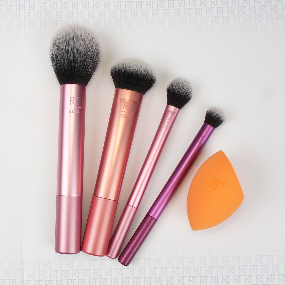 Real Techniques RT - Essential set multilingual Pinceau maquillage