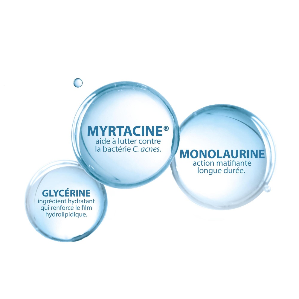Ducray Keracnyl - Gel moussant nettoyant purifi ant visage peau grasse 200ml Nettoyant