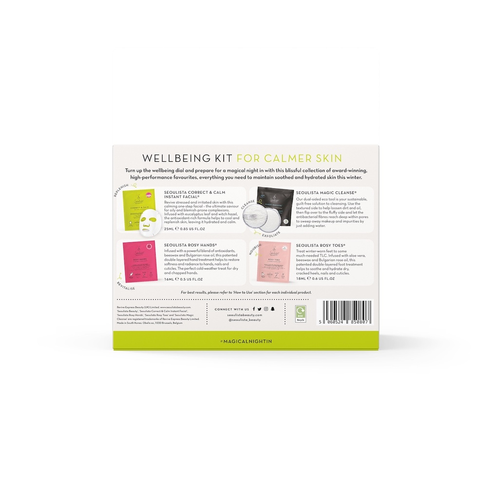 seoulista beauty Seoulista Beauty A Magical Night In Kit- Calm Skin Coffret cadeau
