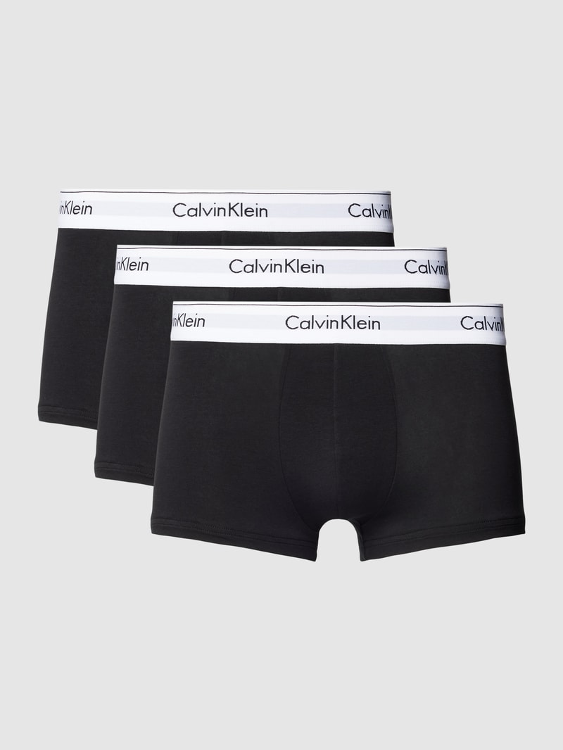 Trunks mit elastischem Bund in schwarz