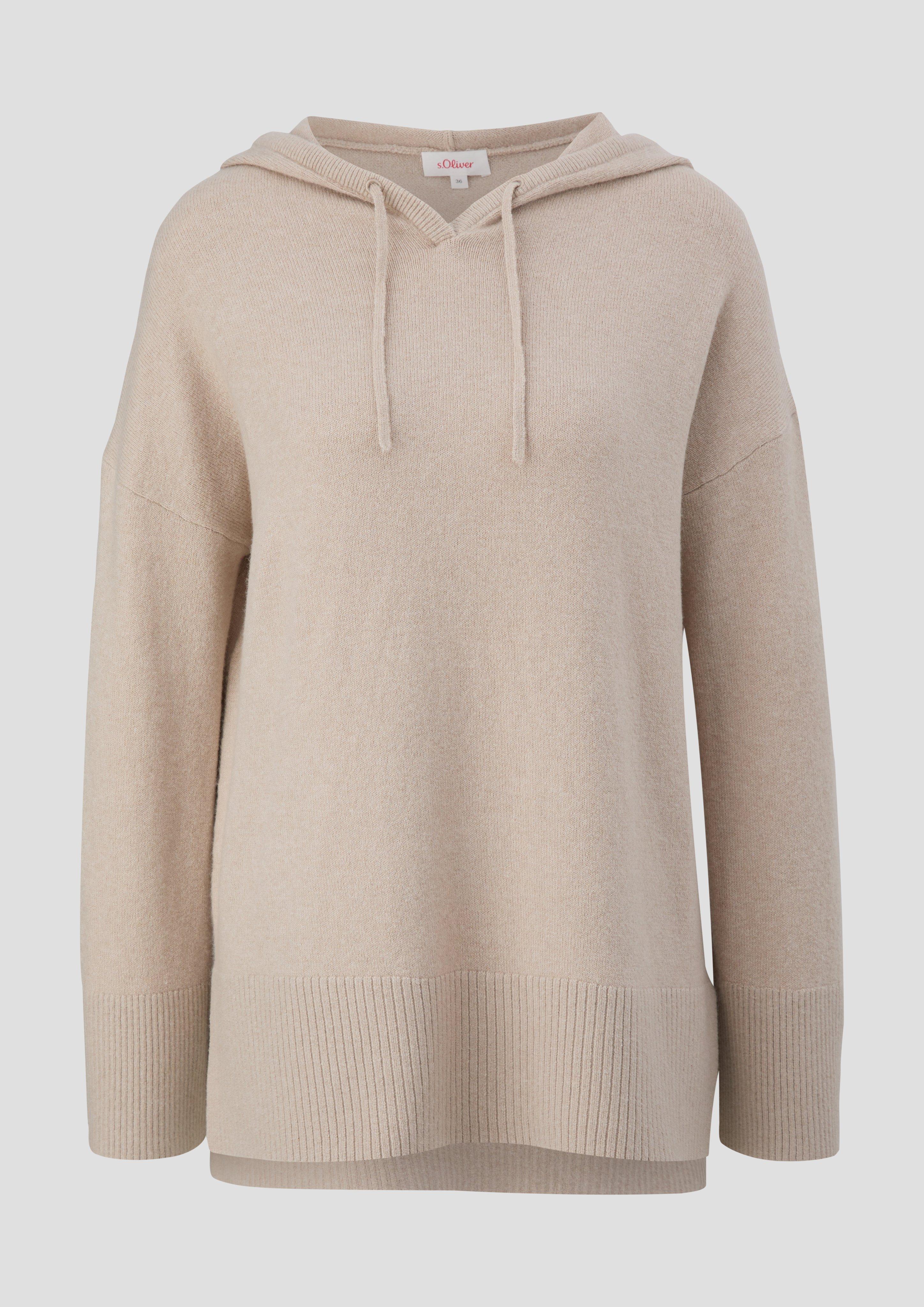 Strickpullover mit verlängertem Rückensaum  2141802-8095