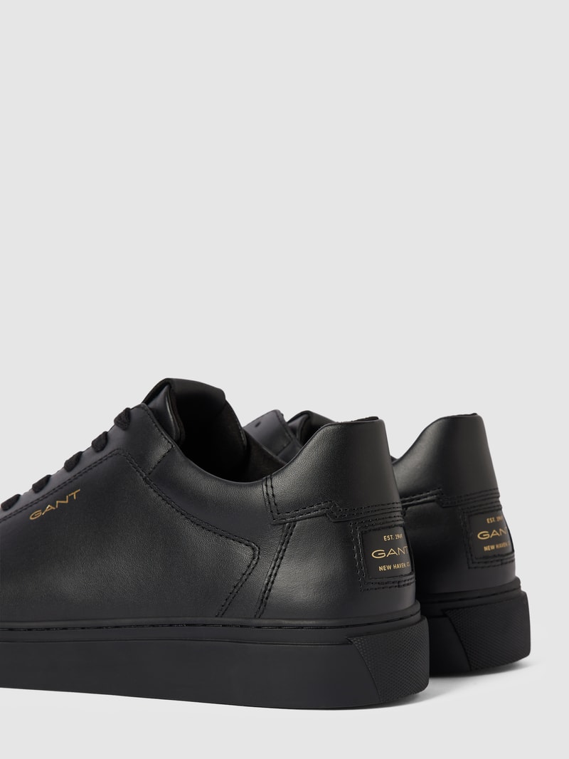 Sneaker mit Label-Details Modell 'Mc Julien' in schwarz