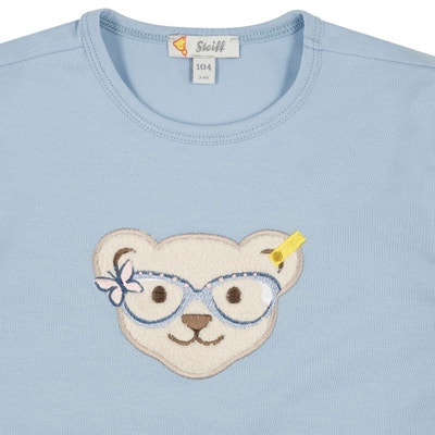 T-Shirt kurzarm, hellblau für Mädchen
