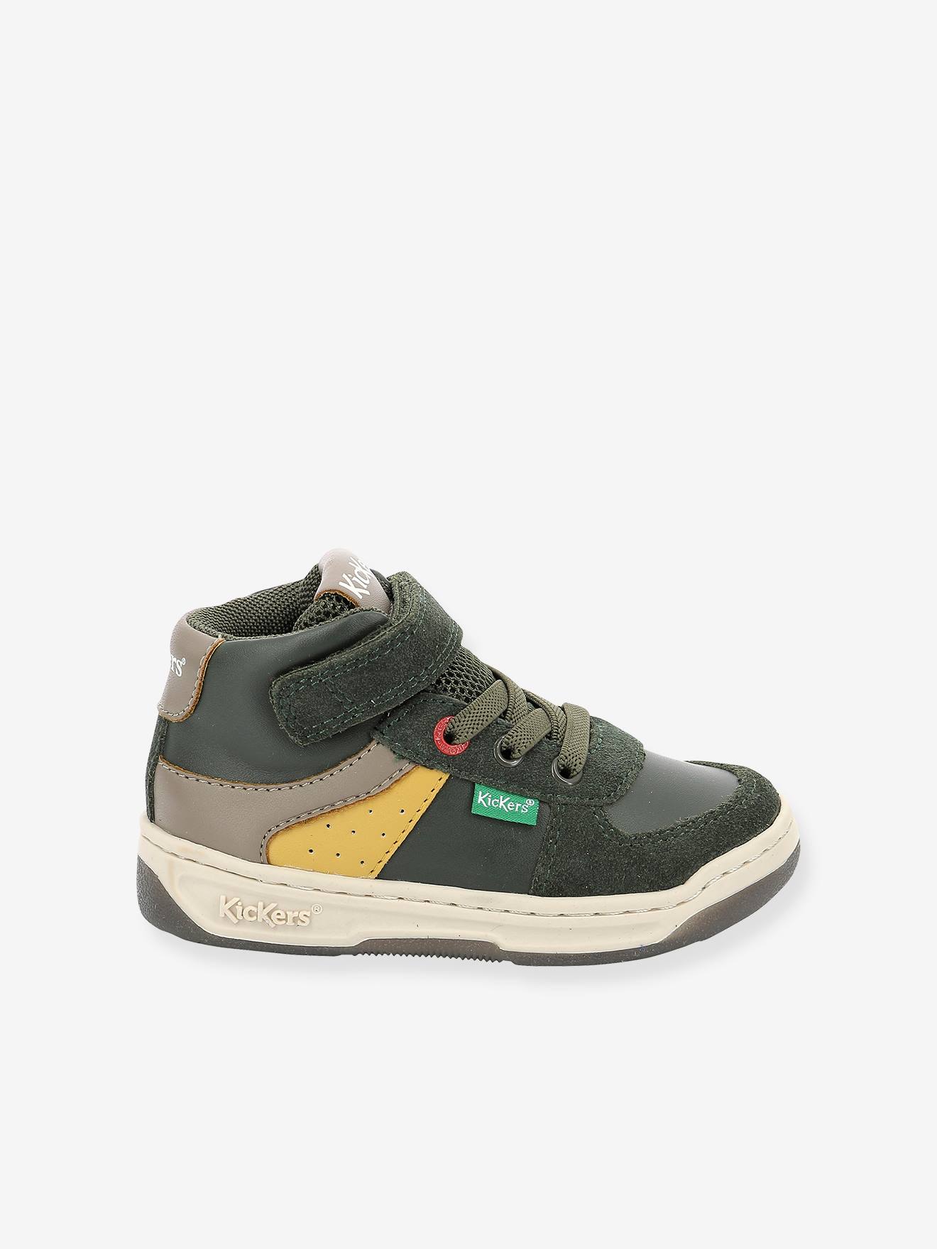 Kickers Kinder Sneakers KICKALIEN KICKERS - khaki