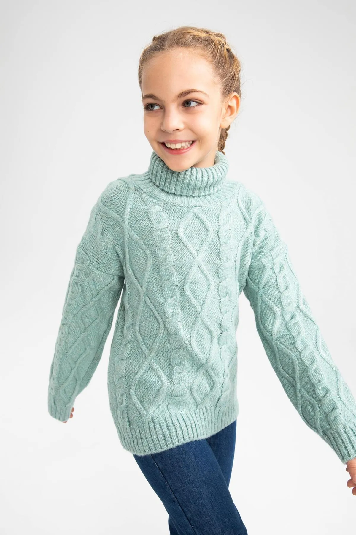 DeFacto  Rollkragenpullover mit normaler Passform für Mädchen R1986a622wn