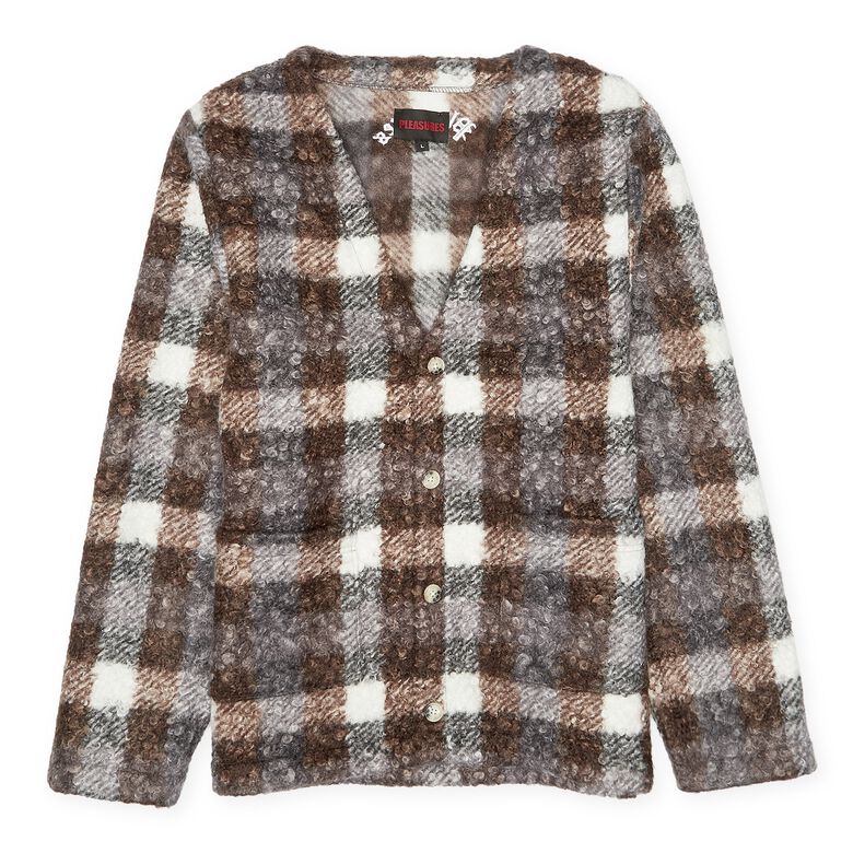 Pleasures Graham Cardigan grey
