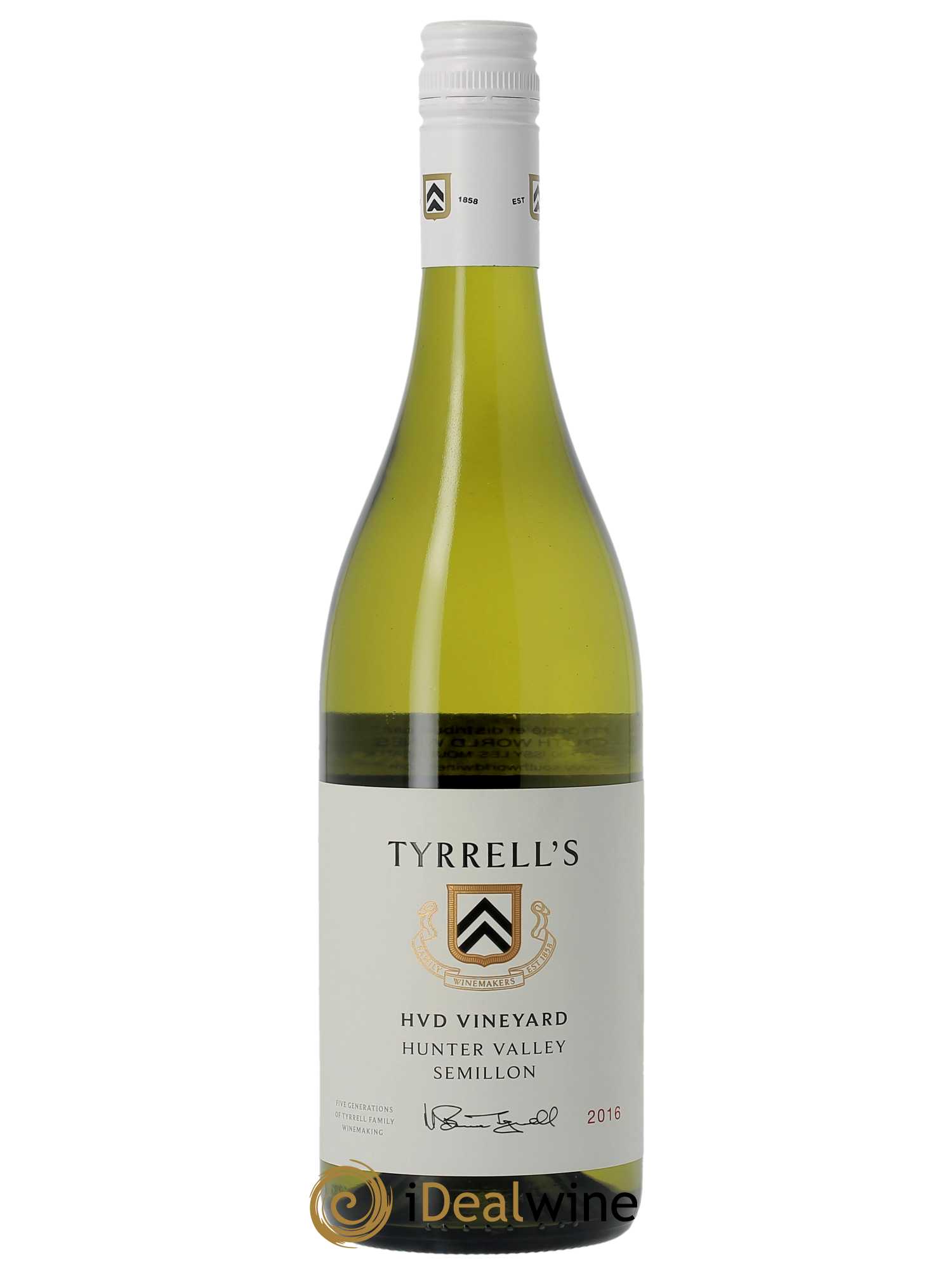 Hunter Valley Tyrrell's Wines Single vineyard HVD  2016 - Lot de 1 Bouteille