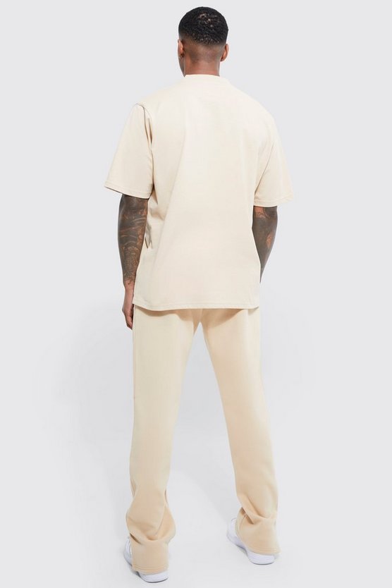 Pour Homme Baseball Poloshirt & Jogginghose