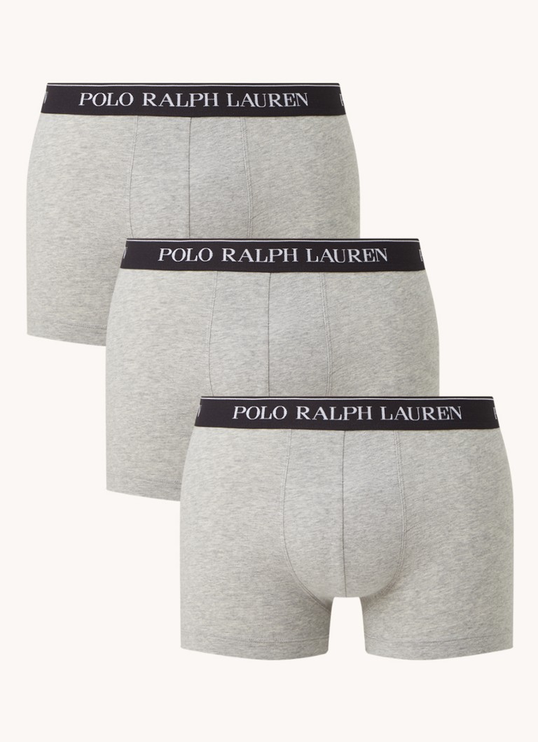 Μποξεράκι Ralph Lauren με λογότυπο στη μέση, συσκευασία των 3 τεμαχίων
