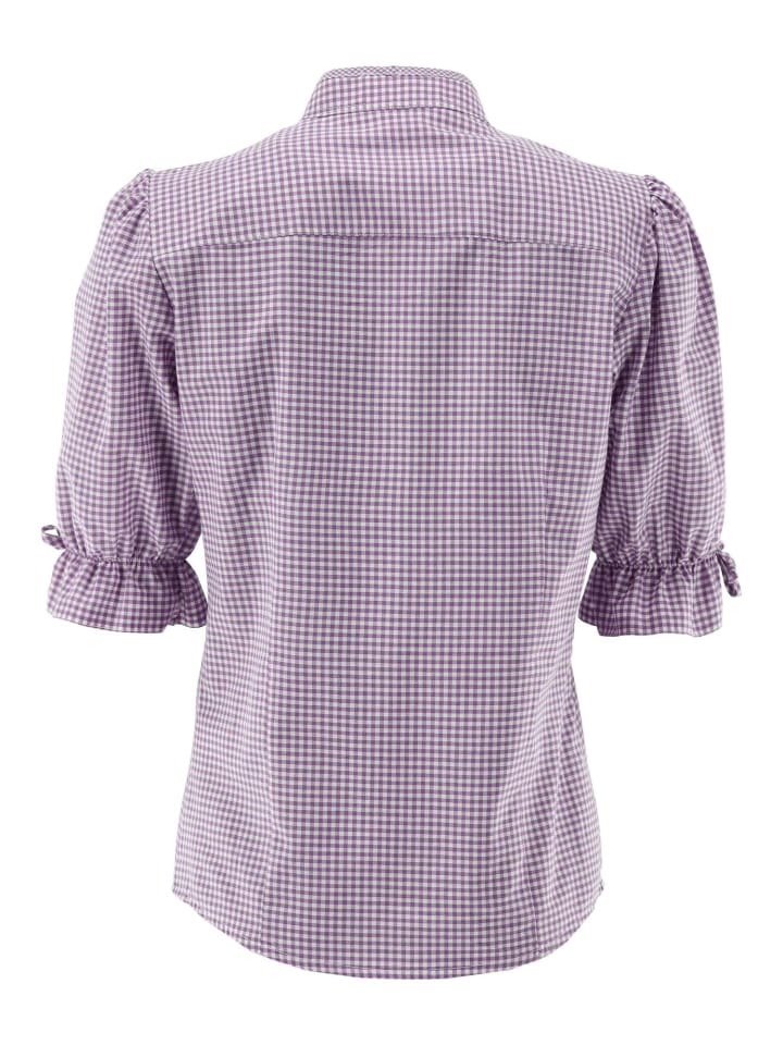 OS-Trachten Trachtenbluse Porivo in lila günstig kaufen